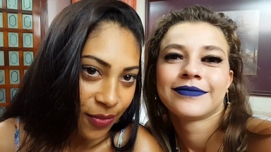 Hot Kisses Karoline Vibe And Flavia Silva 